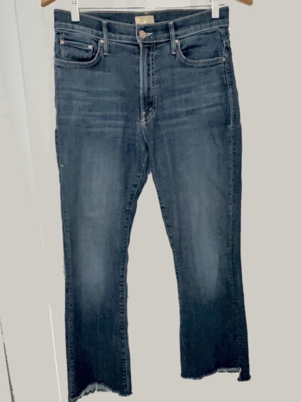MOTHER "Insider Crop Step Fray" Jeans | Size 28 | "Girl Crush" Wash | 26" Inseam